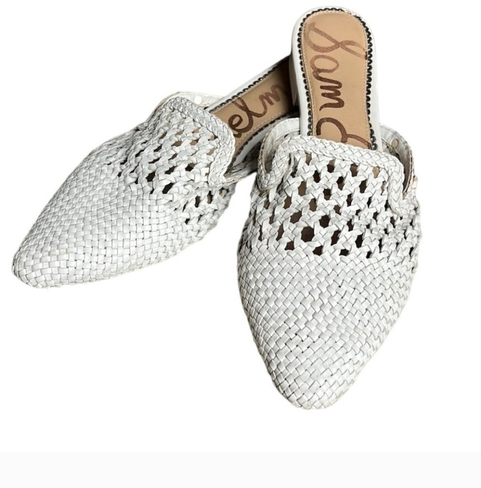 Sam Edelman Light Blue Woven Flats